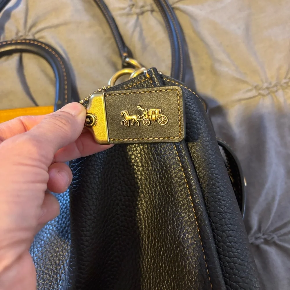 Coach Rogue 39 black pebble leather - Picture 4 of 10